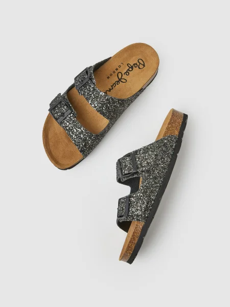 Saboți Pepe Jeans negru