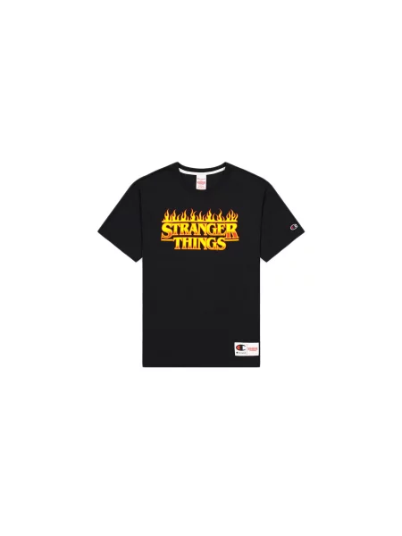 Champion x Stranger Things Men´s T-Shirt Mężczyźni Koszulki Champion Size: M czarny