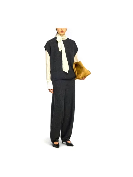 Sweter Semicouture wełniany szary
