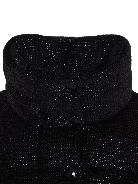 Scurt geacă cu puf Moncler negru