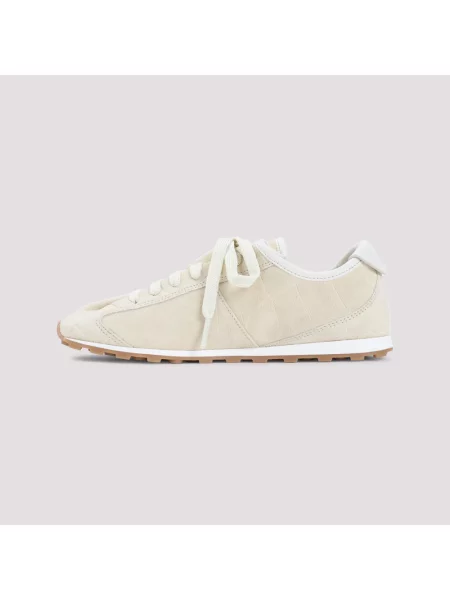 Sneakersy Jacquemus zamszowe białe