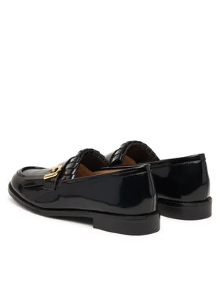 Loafersy Furla čierna