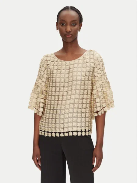 Bruuns Bazaar Bluză Carisa auriu