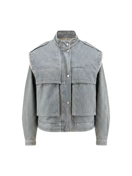 Kurtka jeansowa Marant Etoile niebieska