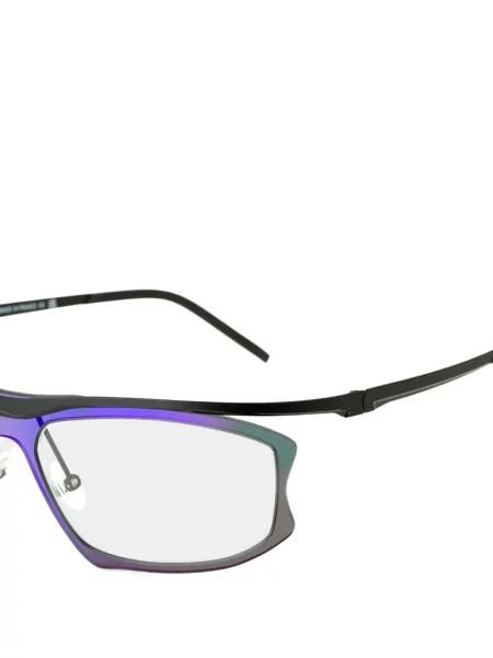 Ochelari de soare Parasite cu imprimeu geometric violet