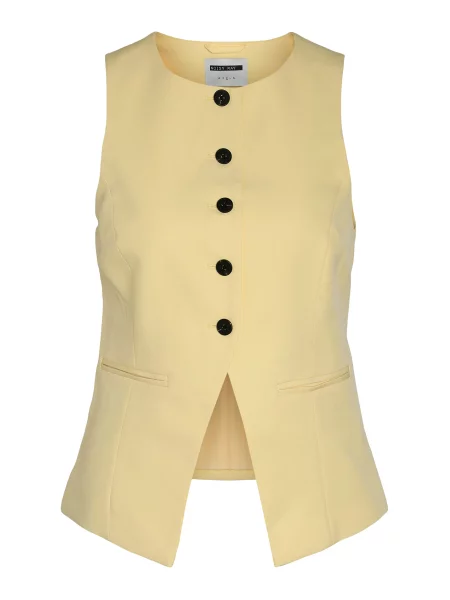 Noisy may Prsluk od odijela NMMaile pastelno žuta