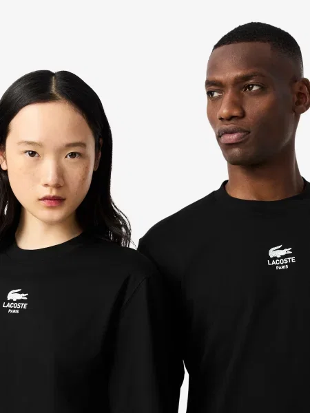 Лонгслив Lacoste черный