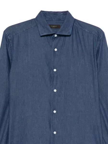 Риза Glanshirt синьо