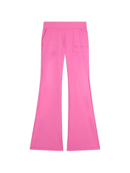 Pantaloni Juicy Couture cu imagine evazate roz