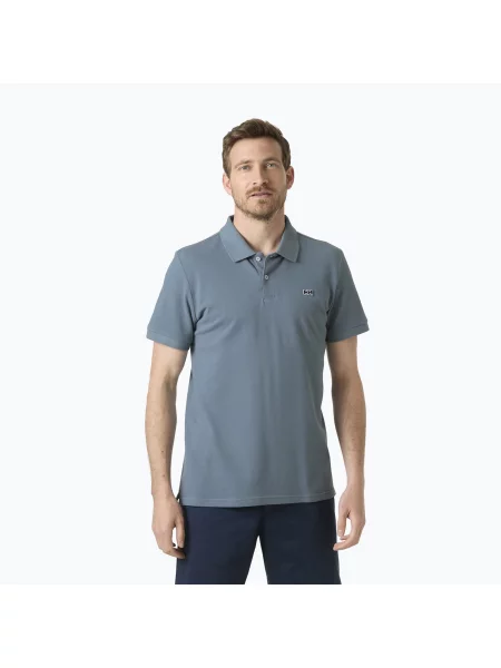 Tricou pentru bărbați Helly Hansen Hudson Polo washed navy albastru închis