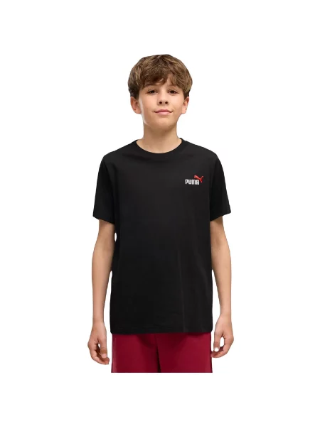 Dla dzieci T-shirt Puma Ess 2 Color Small No. 1 Logo Tee B czarna