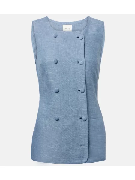 Vestă Posse de in albastru