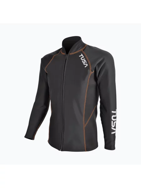 Longsleeve do pływania TUSA Rashguard Thermal black czarna