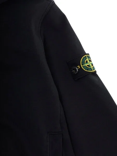Bluza z kapturem dziecięca Stone Island czarna