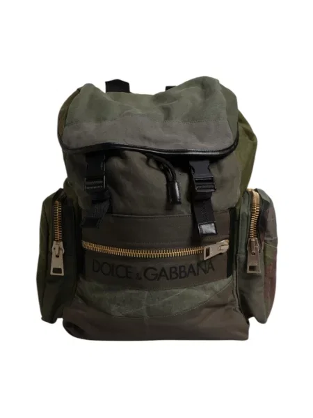 Torba Dolce And Gabbana w kamuflażu z logo zielona