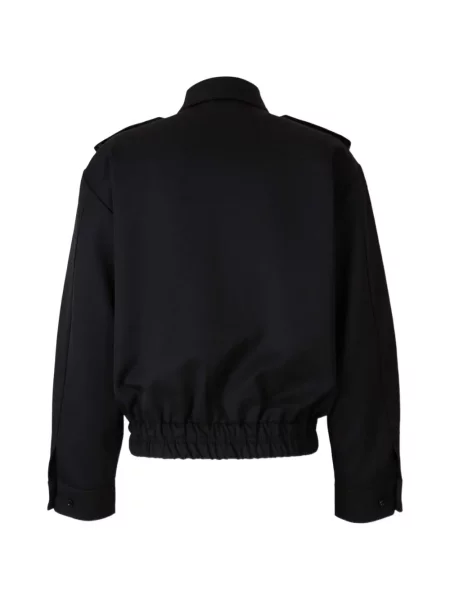Geacă Rhude cu broderie de lână negru