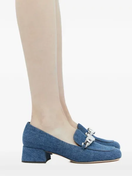 Pantofi loafer Miu Miu albastru