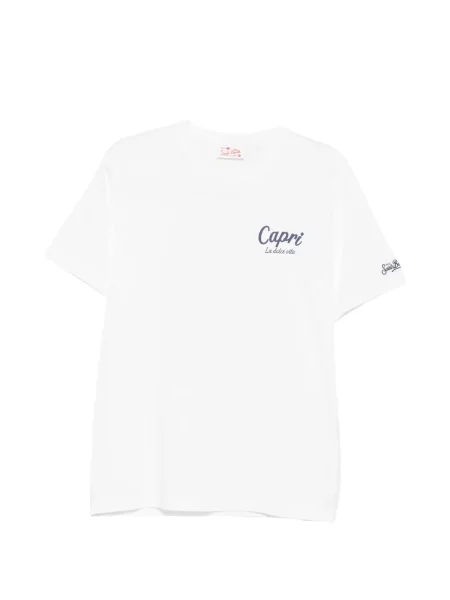 Tricou Mc2 Saint Barth cu imagine alb