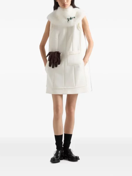 Rochie mini Prada alb