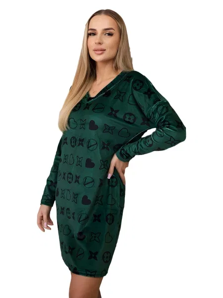 Lumera Šaty zelená černá
