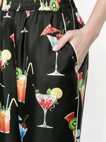 Pantaloni Dolce & Gabbana cu imagine negru