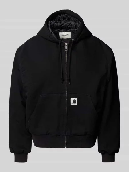 Bomberka z czystej bawełny Carhartt Work In Progress czarny