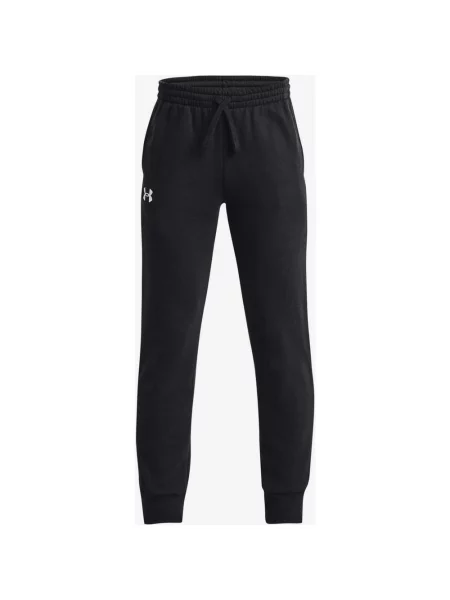 Długie spodnie Under Armour Rival Fleece Joggers Logo w kolorze czarnym dziecko S czarne