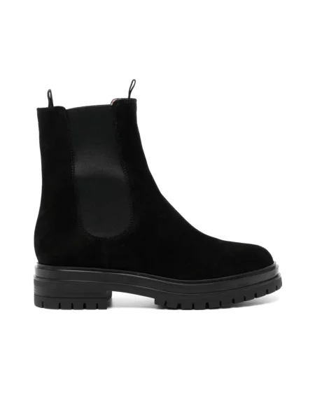 Buty do kostki Gianvito Rossi skórzane czarne