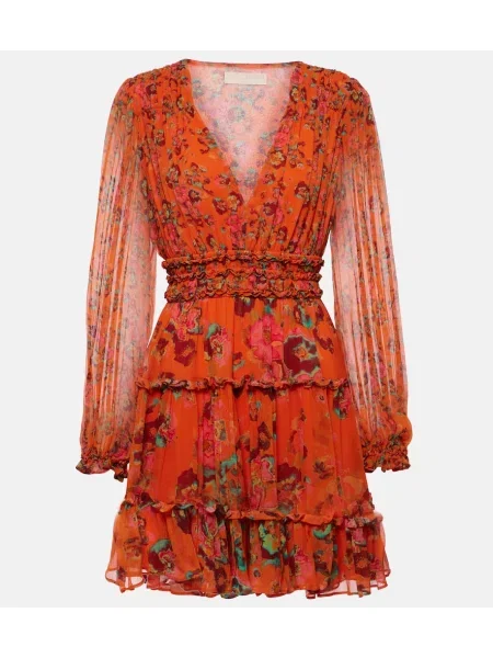 Rochie Ulla Johnson de mătase cu model floral