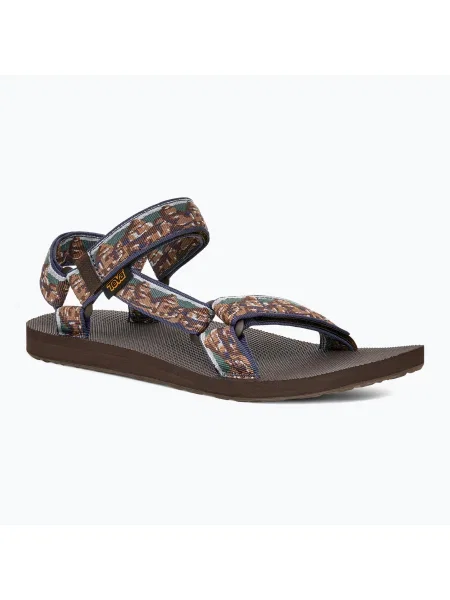 Pánske sandále Teva Original Universal desert mosaic/chocolate brown hnedá