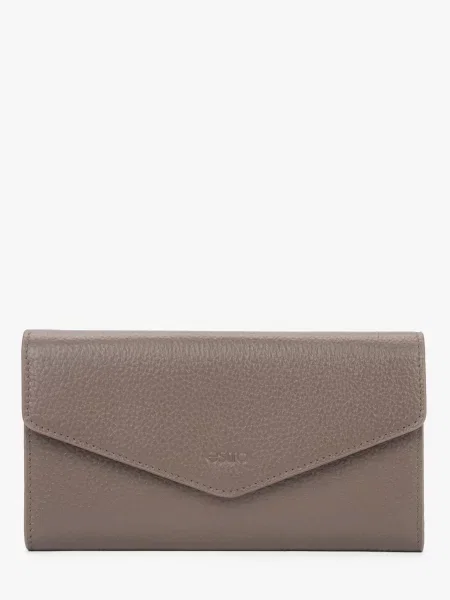 Кожаный кошелек Estro бежевый