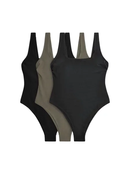 The Set Costum de baie întreg oliv negru