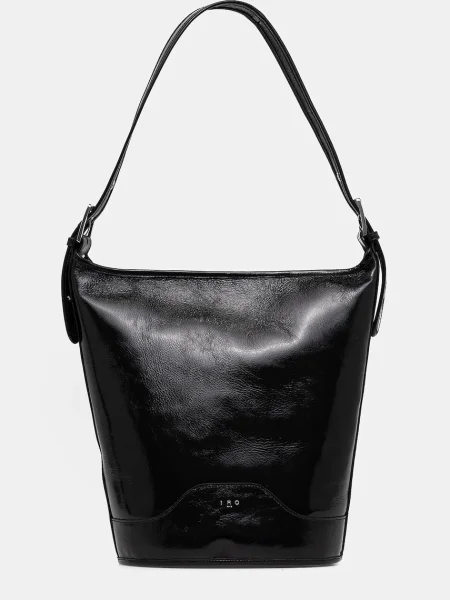 Geanta de piele Iro din piele negru