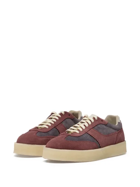Sneakers Clarks Originals με κορδόνια με δαντέλα ροζ