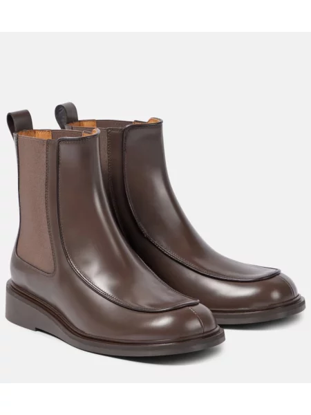 Botine chelsea Tod's din piele maro