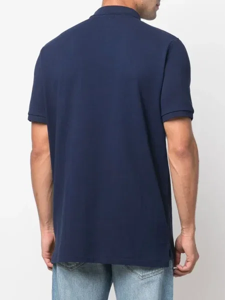Поло тениска Polo Ralph Lauren бродирана синьо