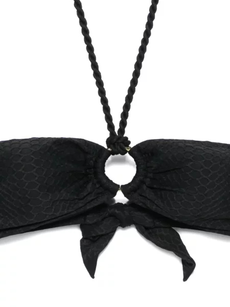 Top Heidi Klein cu gât halter negru