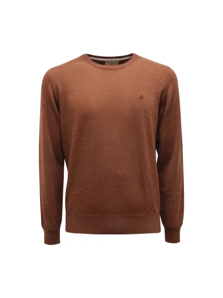 Sweter Brooksfield brązowy