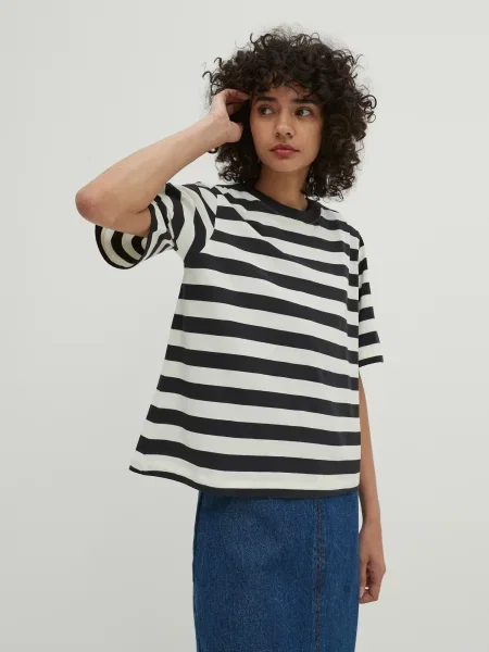 EDITED Tricou Nola / negru alb