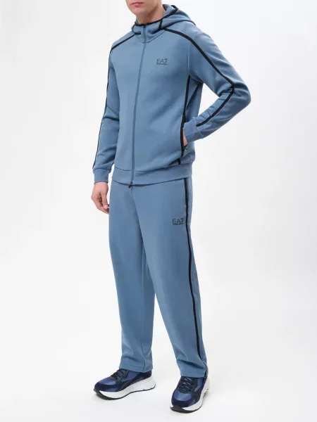 Спортивный костюм Ea7 Emporio Armani голубой