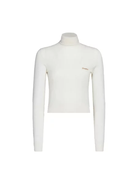 Sweter z golfem Marni do golfa biały