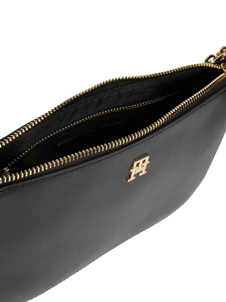 TOMMY HILFIGER Geantă de umăr negru