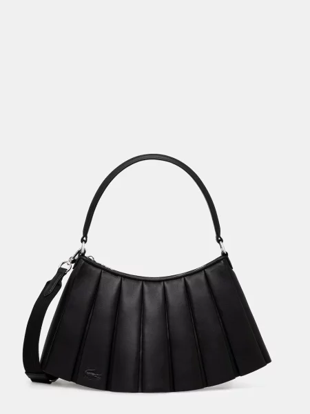 Lacoste geantă crossbody de damă din piele negru