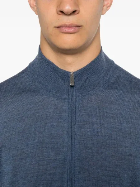 Cardigan Fedeli de lână albastru