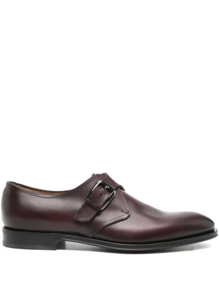 Pantofi monk Ferragamo din piele maro