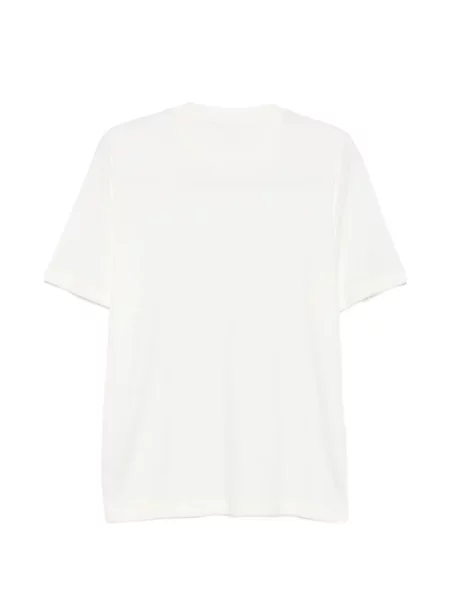 Tricou Eleventy cu decolteu rotund alb
