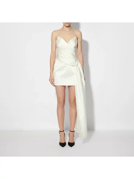 Sukienka mini Elisabetta Franchi beżowa