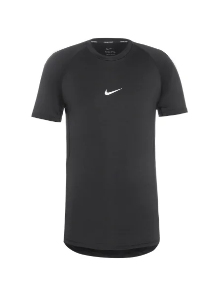 NIKE Tricou funcțional negru alb