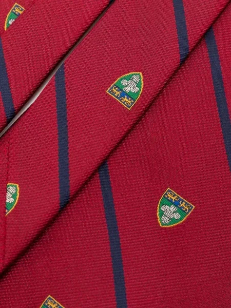 Krawat Polo Ralph Lauren z nadrukiem czarny