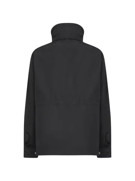 Palton Moncler cu glugă negru